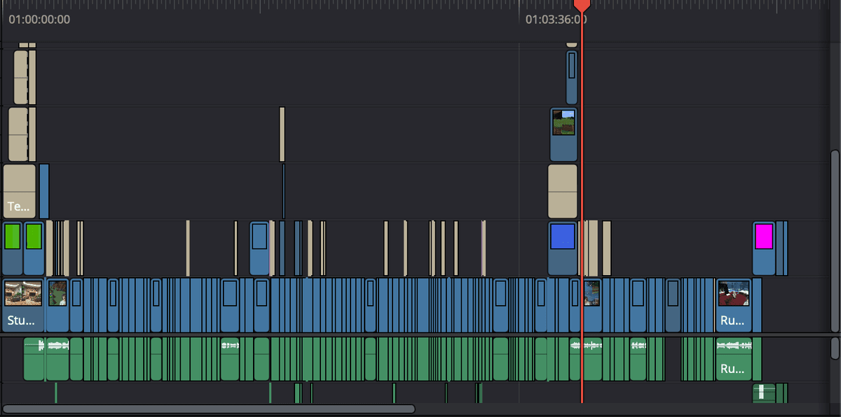 Timeline de montage